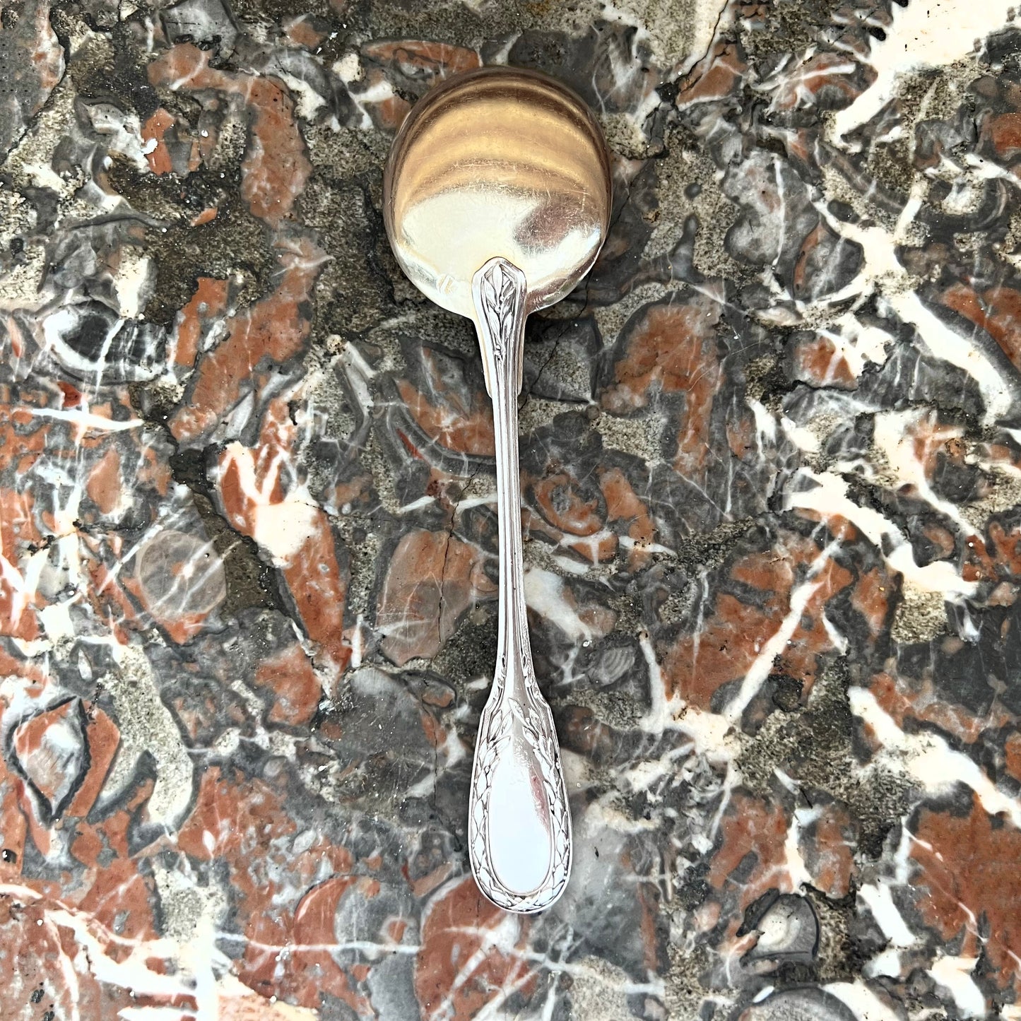 Cuillère à Glace en argent massif & en vermeil, Olier & Caron, XXe