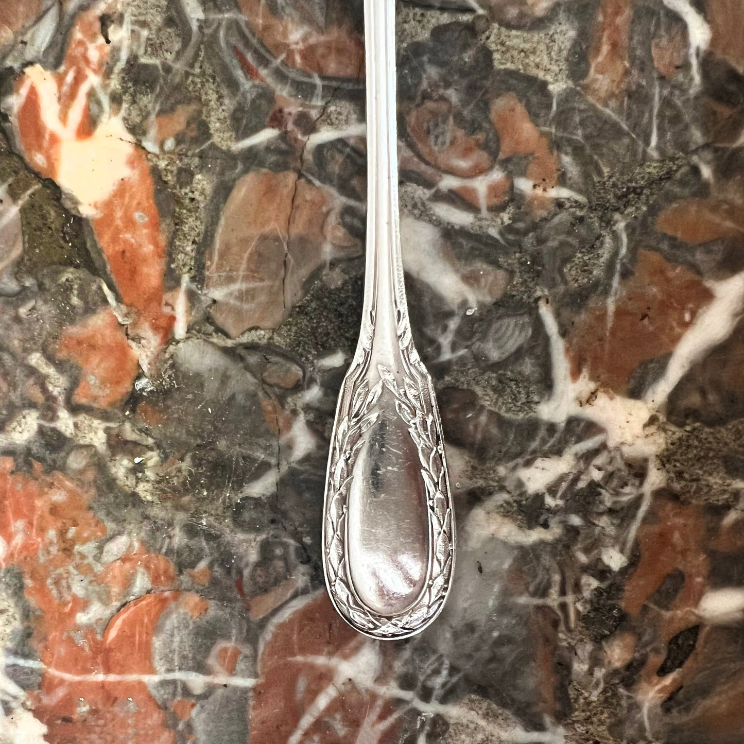 Cuillère à Glace en argent massif & en vermeil, Olier & Caron, XXe