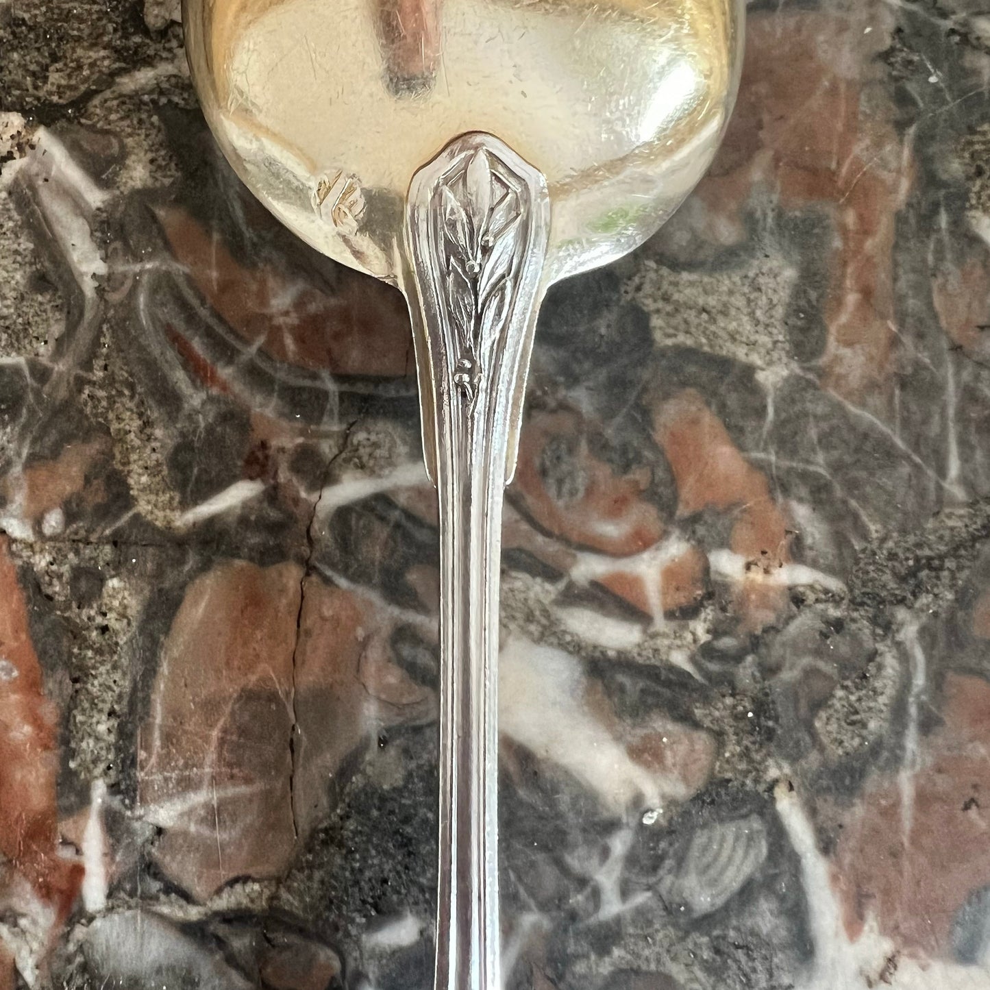Cuillère à Glace en argent massif & en vermeil, Olier & Caron, XXe