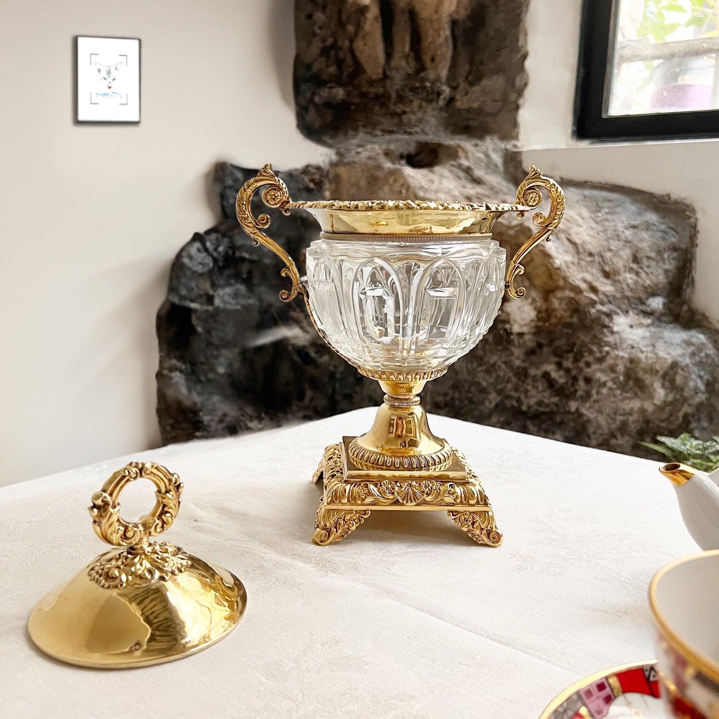 Drageoir en vermeil, époque Restauration