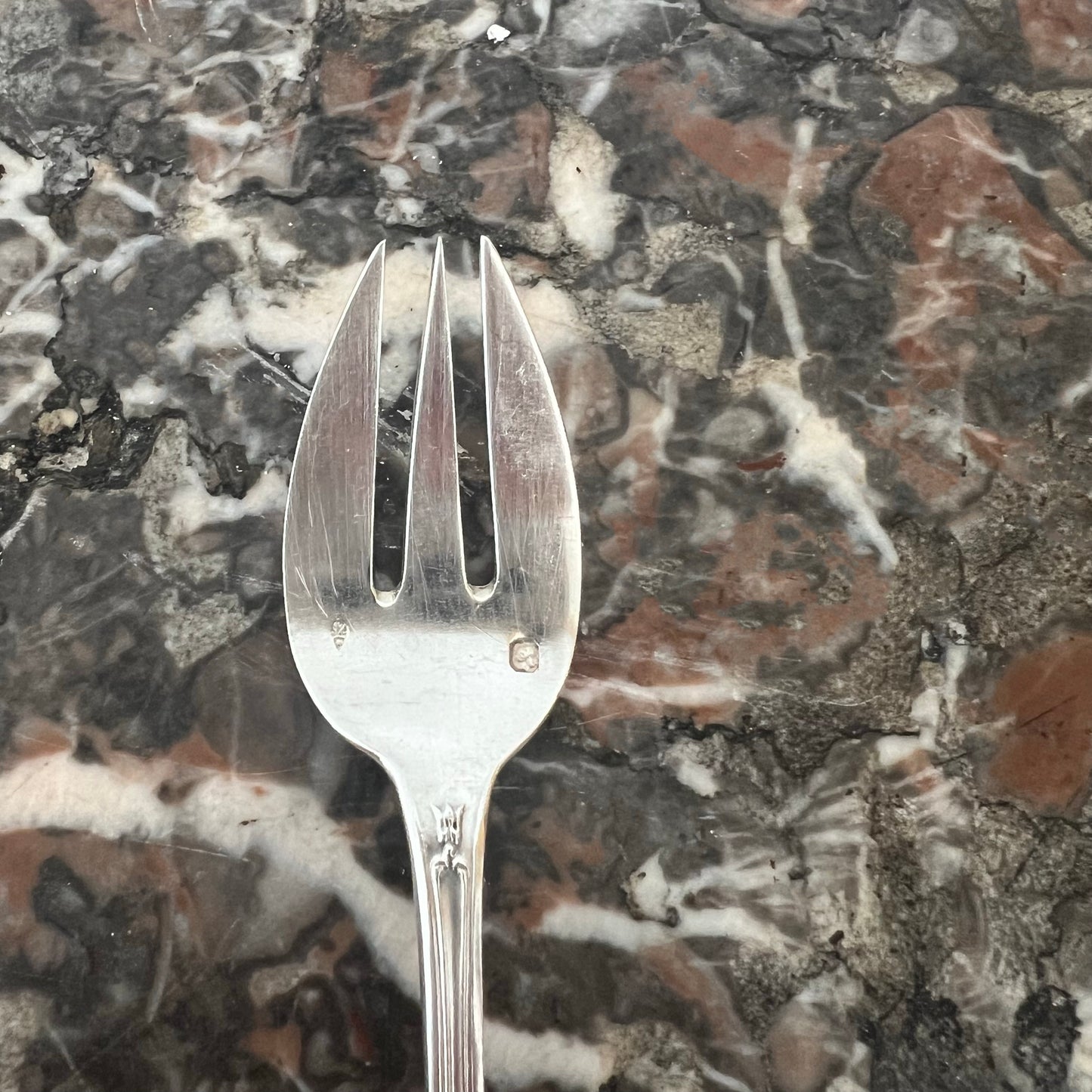Fourchettes à gâteaux en argent massif, 12 pcs, Henri Soufflot, XIXe