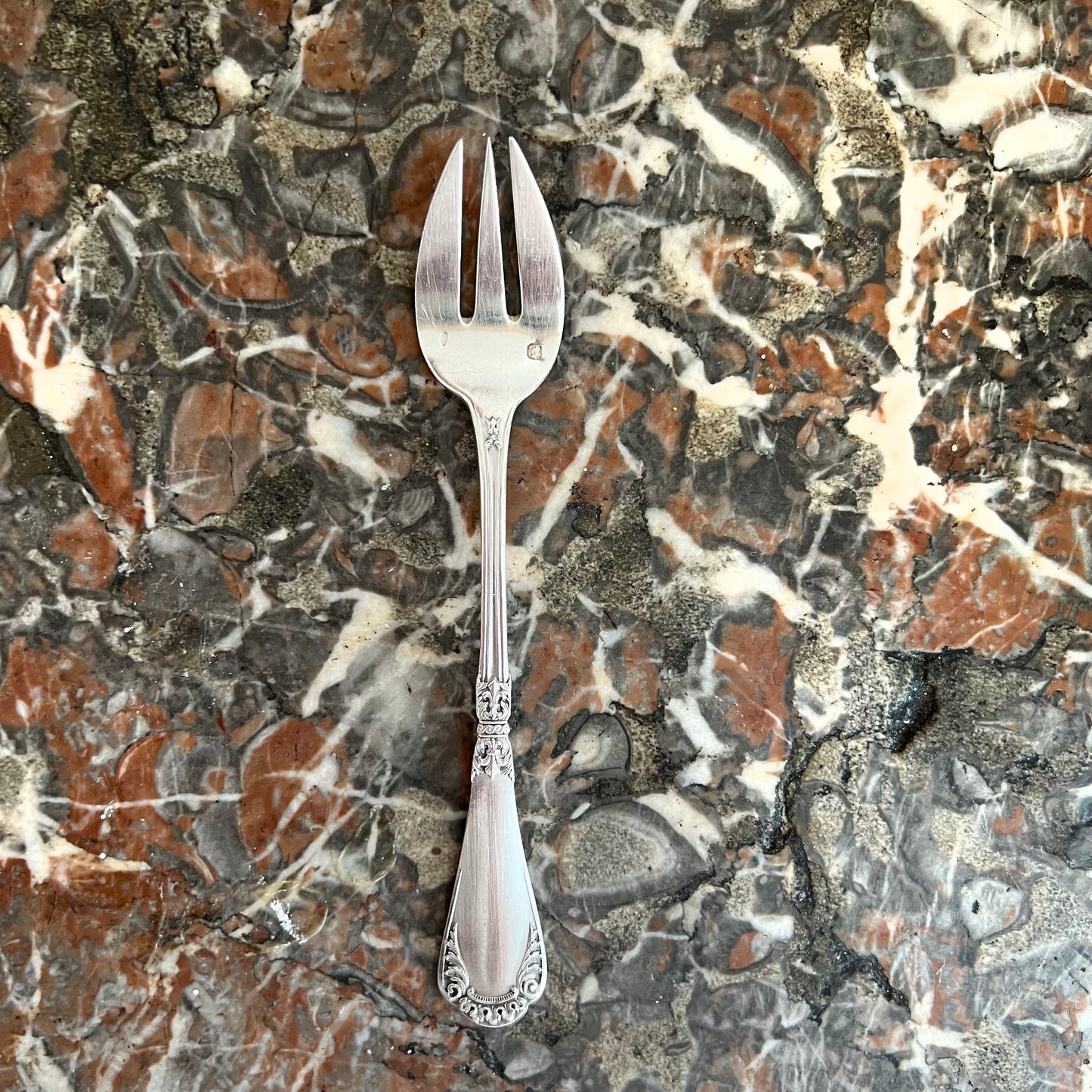 Fourchettes à gâteaux en argent massif, 12 pcs, Henri Soufflot, XIXe