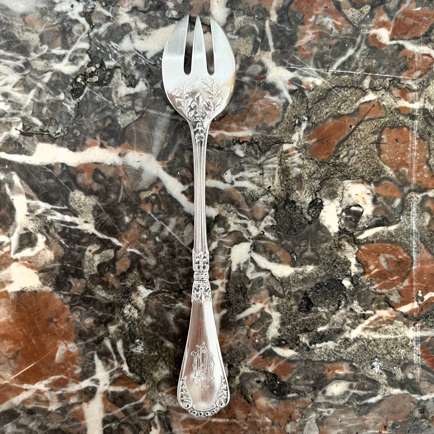 Fourchettes à gâteaux en argent massif, 12 pcs, Henri Soufflot, XIXe