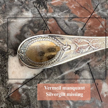 Cuillère à fruit au sirop, vermeil, Emile Pierre Queille (since 1864)