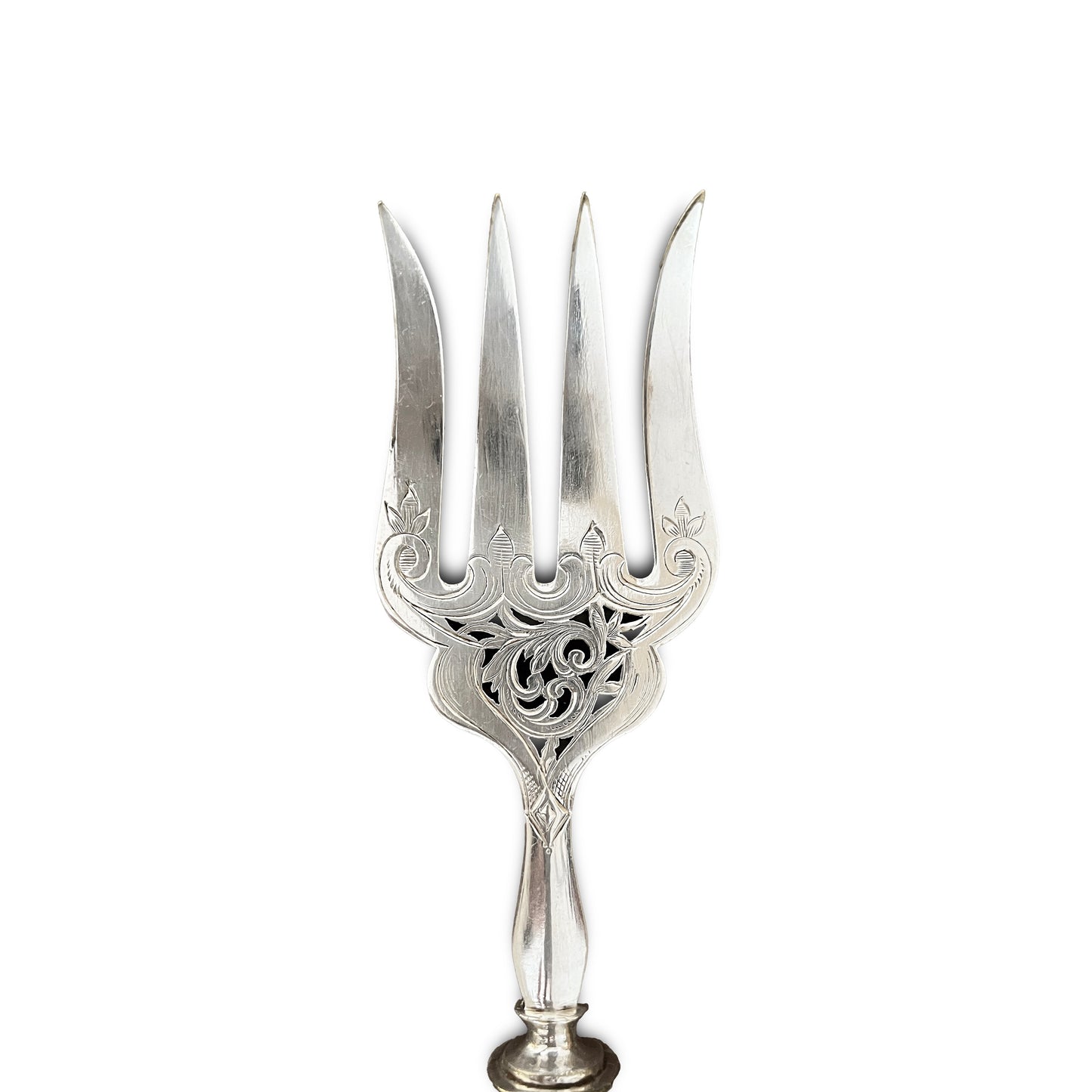 Service de couvert à poisson de style Louis XVI, argent fourré, France
