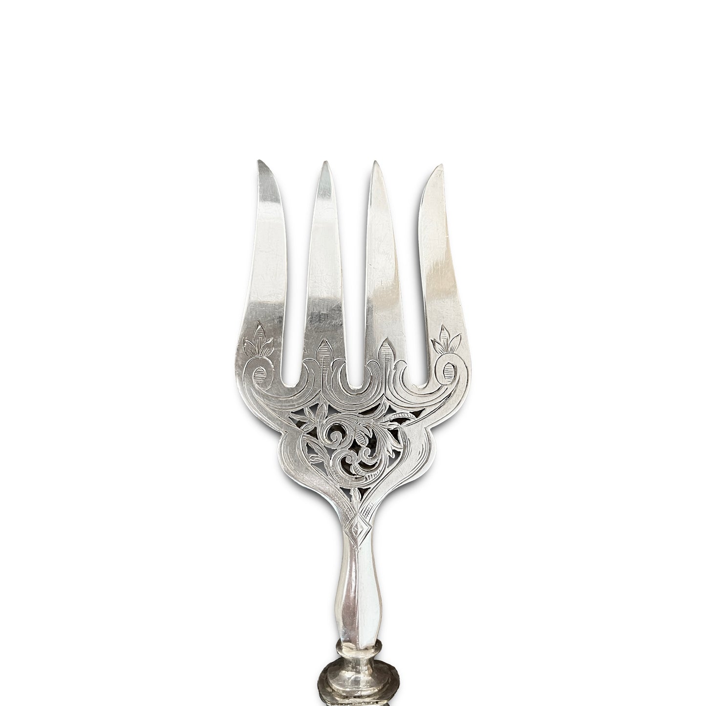 Service de couvert à poisson de style Louis XVI, argent fourré, France