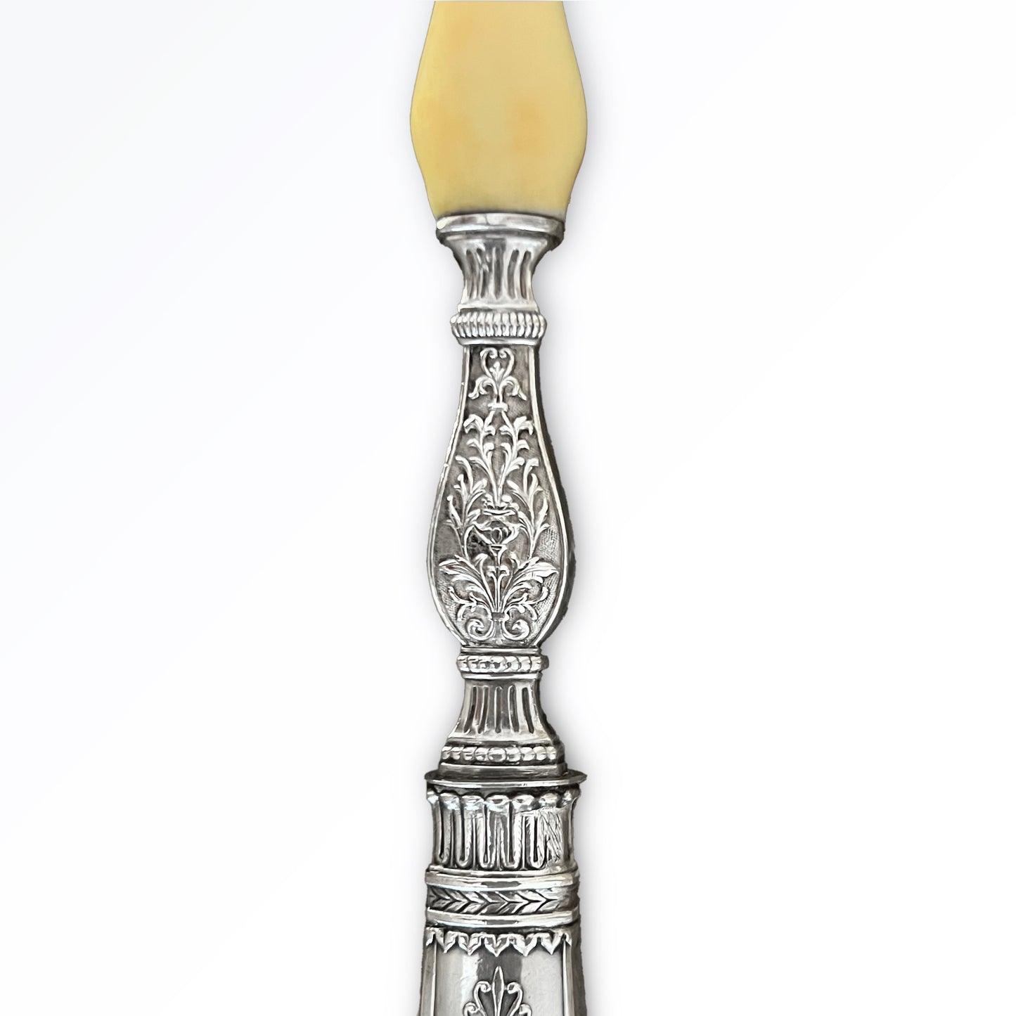 Service à salade de style Napoléon III en argent fourré