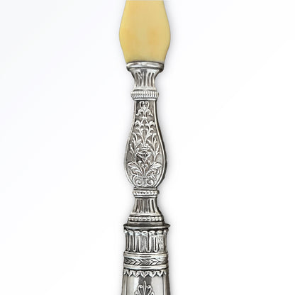 Service à salade de style Napoléon III en argent fourré