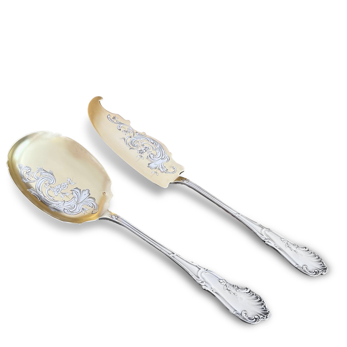Service à glace en argent massif et en vermeil, 20 pcs, Henri Soufflot