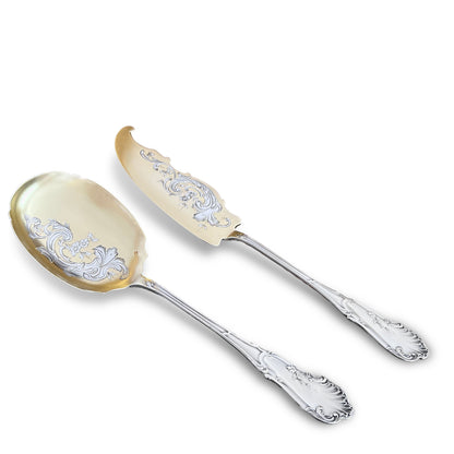 Service à glace en argent massif et en vermeil, 20 pcs, Henri Soufflot