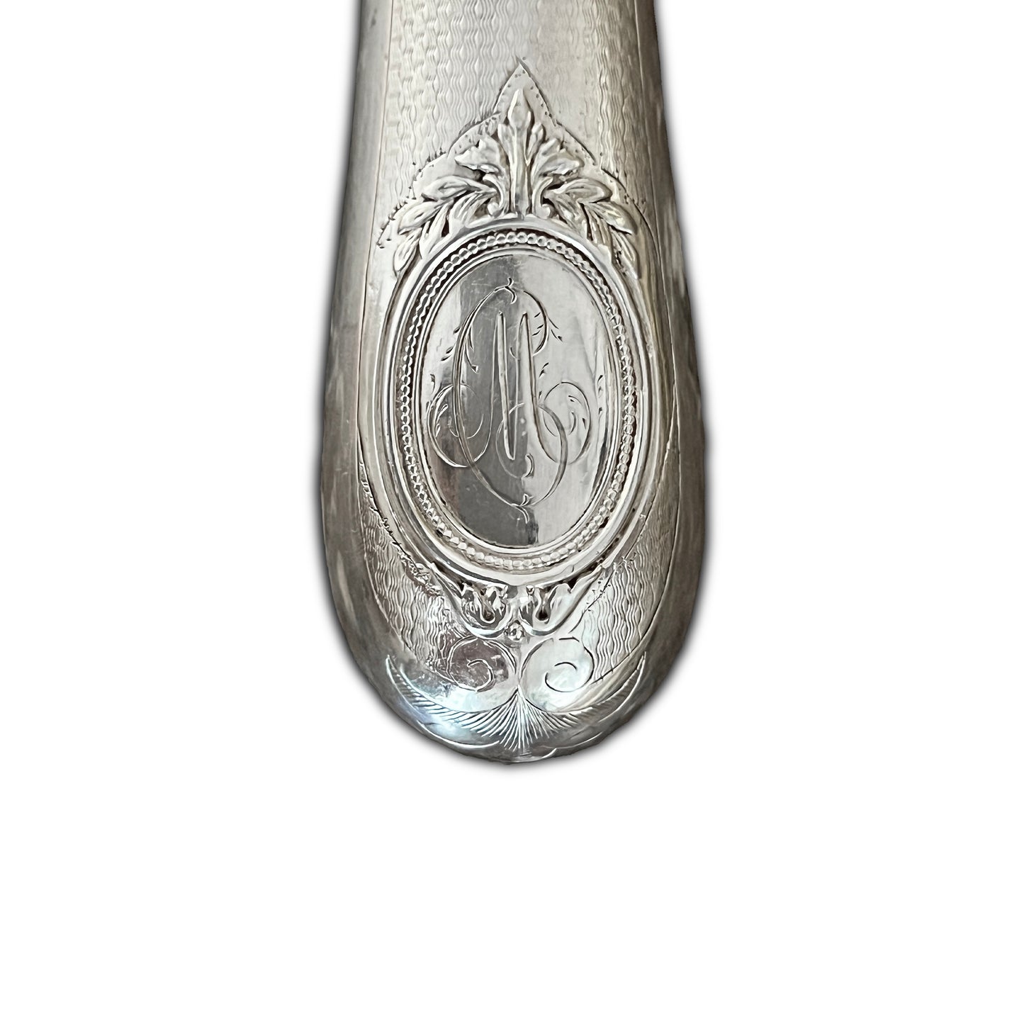 Service de couvert à poisson de style Louis XVI, argent fourré, France