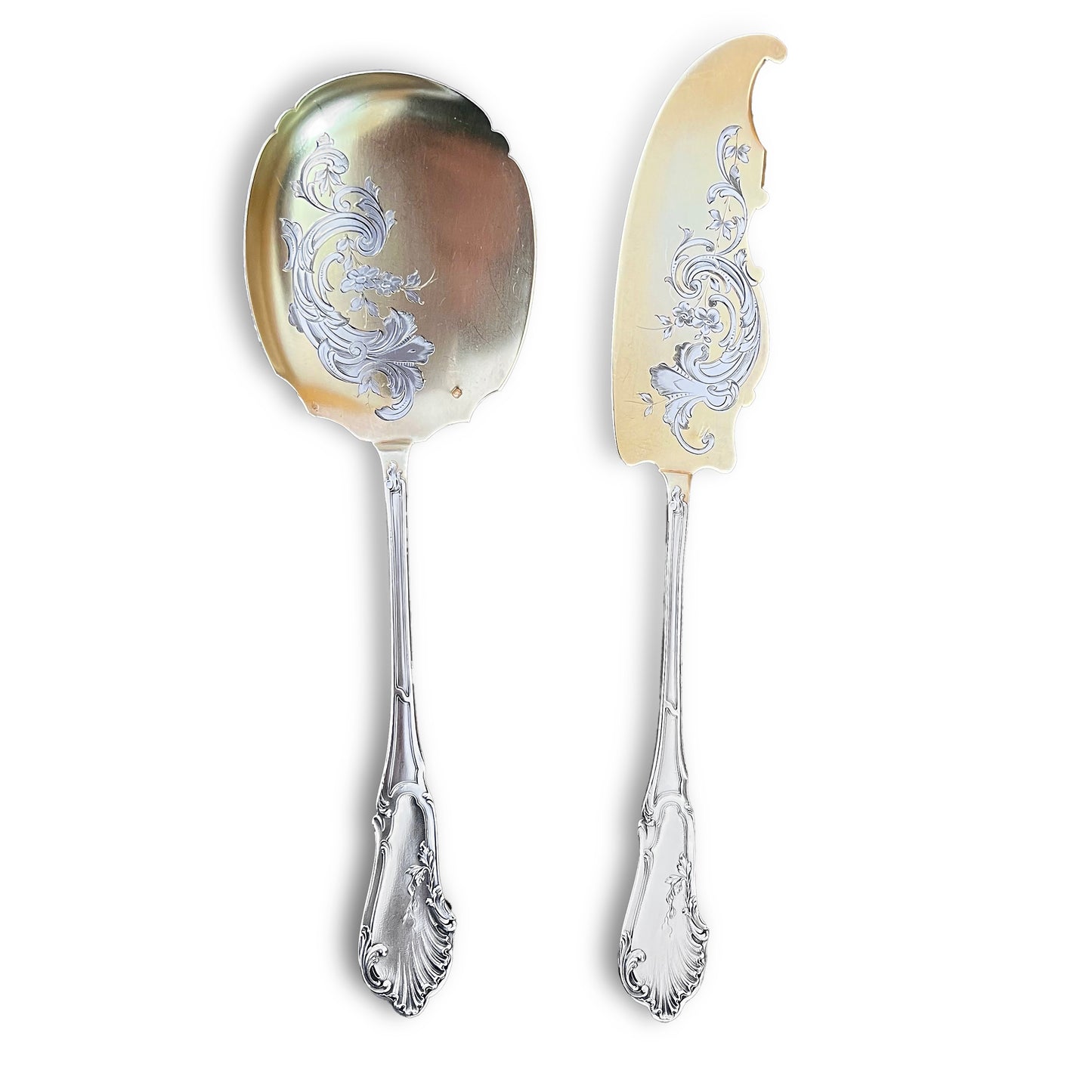 Service à glace en argent massif et en vermeil, 20 pcs, Henri Soufflot