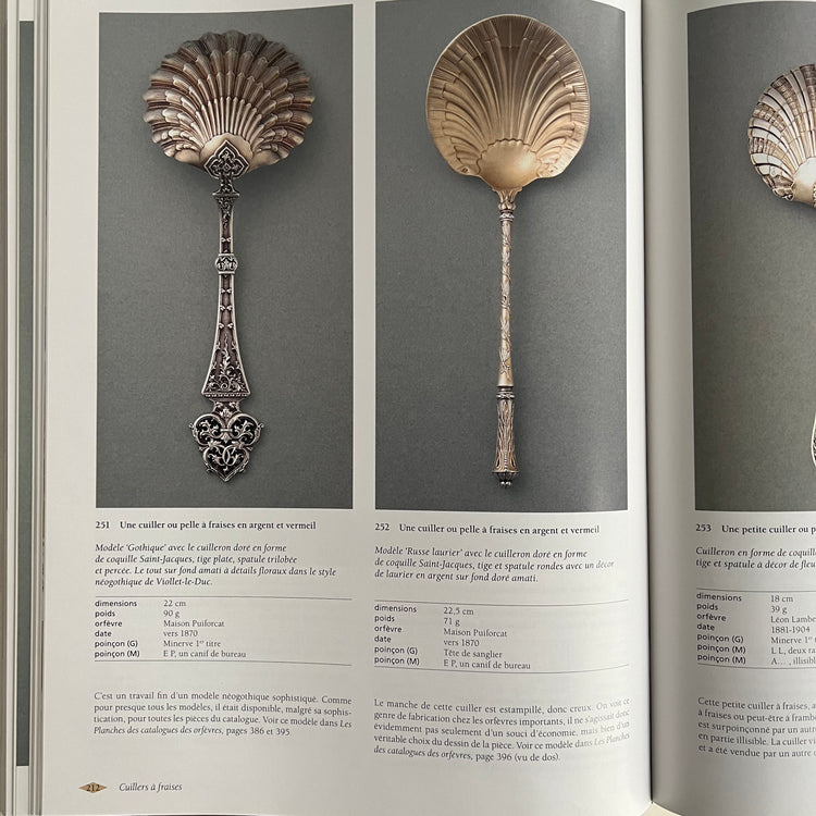 Vermeil ice service, Puiforcat, Russian laurel pattern (circa 1870), 13 pieces