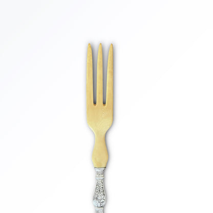 Service à salade de style Napoléon III en argent fourré
