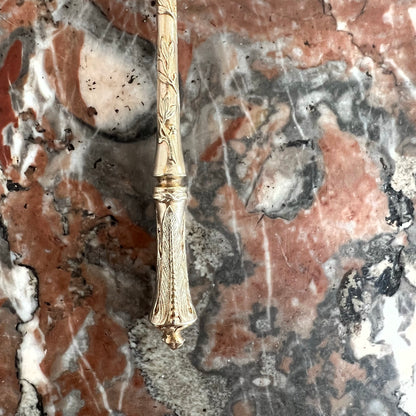 Service à glace en vermeil, Puiforcat, modèle Russe laurier (circa 1870), 13 pcs