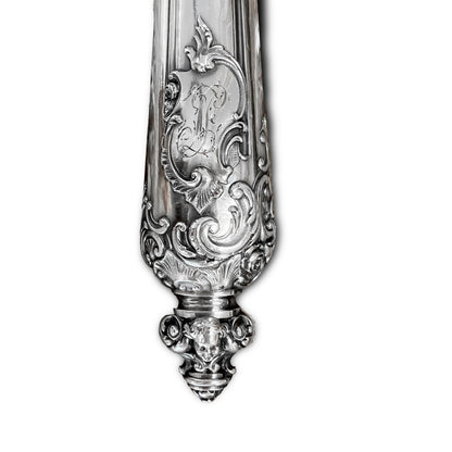 Service de couvert à poisson, Néo Renaissance, argent fourré, France