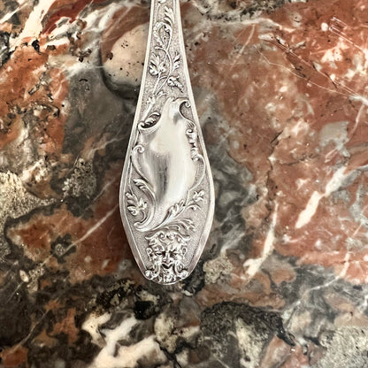 Cuillère à saupoudrer en argent massif