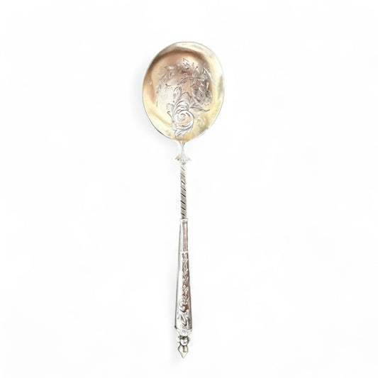 Cuillère à glace, argent massif & vermeil, Alexandre Tortez