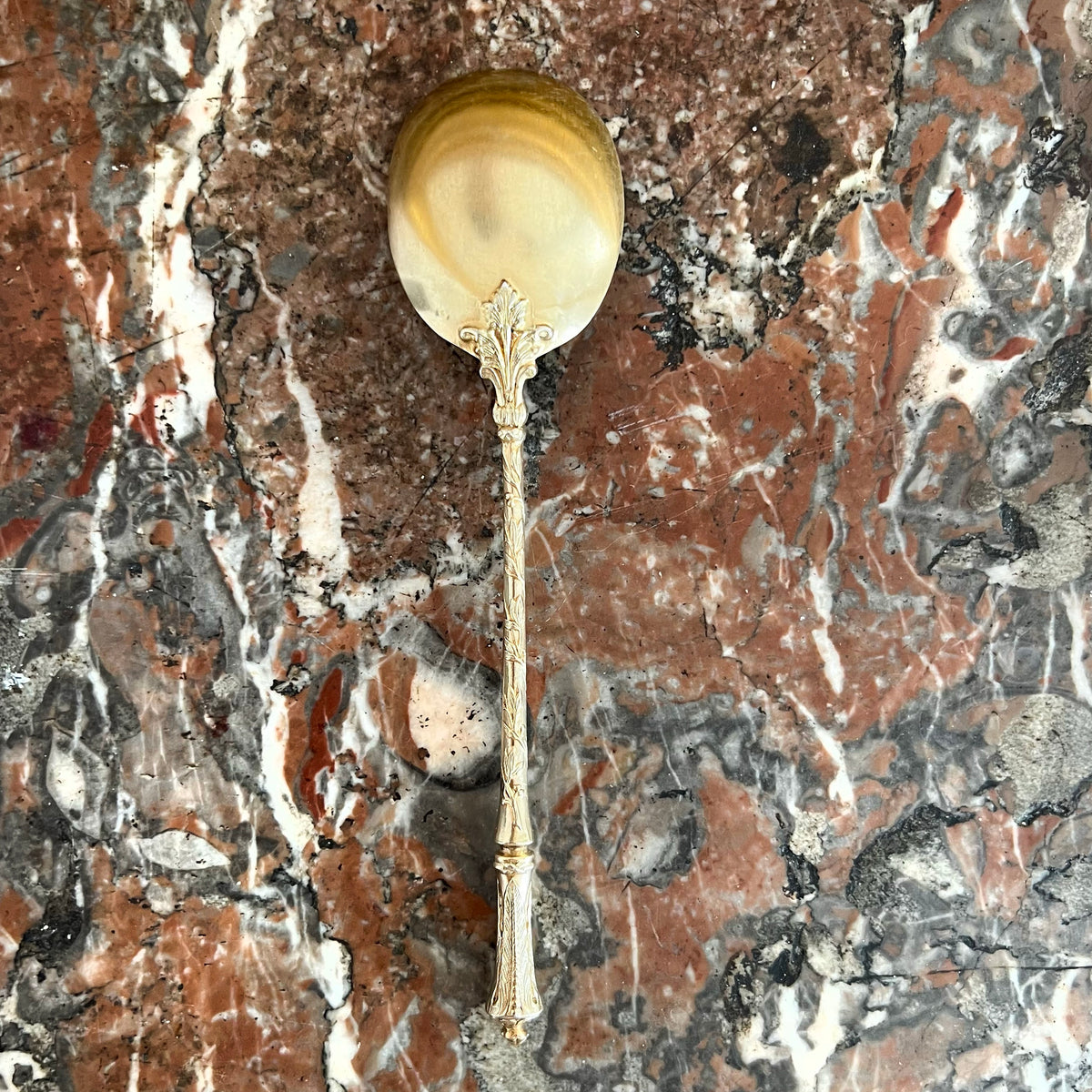 Vermeil ice service, Puiforcat, Russian laurel pattern (circa 1870), 13 pieces