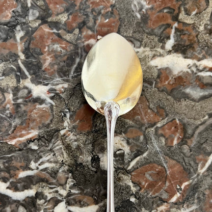 10 Cuillères à glace, Puiforcat, argent massif & vermeil, Modèle Suffren (circa 1904)