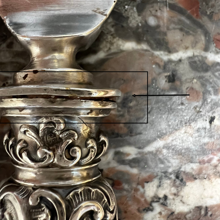 Service de couvert à poisson, Néo Renaissance, argent fourré, France