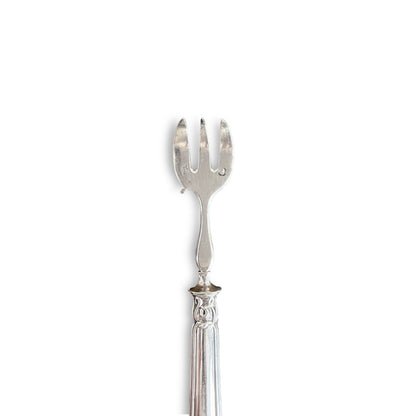 Fourchette à huîtres en argent massif & argent fourré, Philippe Berthier