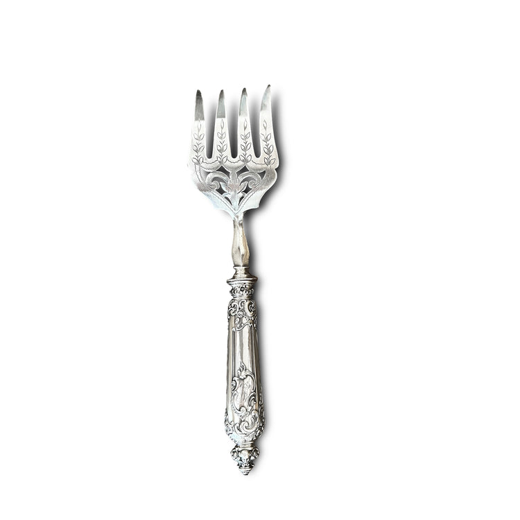 Service de couvert à poisson, Néo Renaissance, argent fourré, France