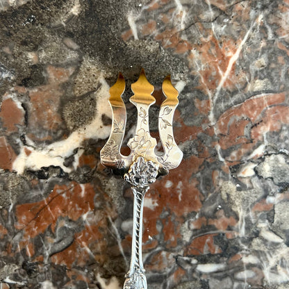 Service à fruits confits papillon, en argent massif & vermeil, Louis Coignet