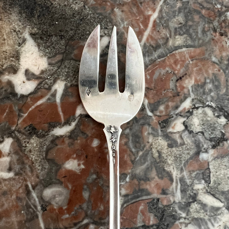 Fourchettes à huîtres en argent massif, 12 pcs, Victor Boivin