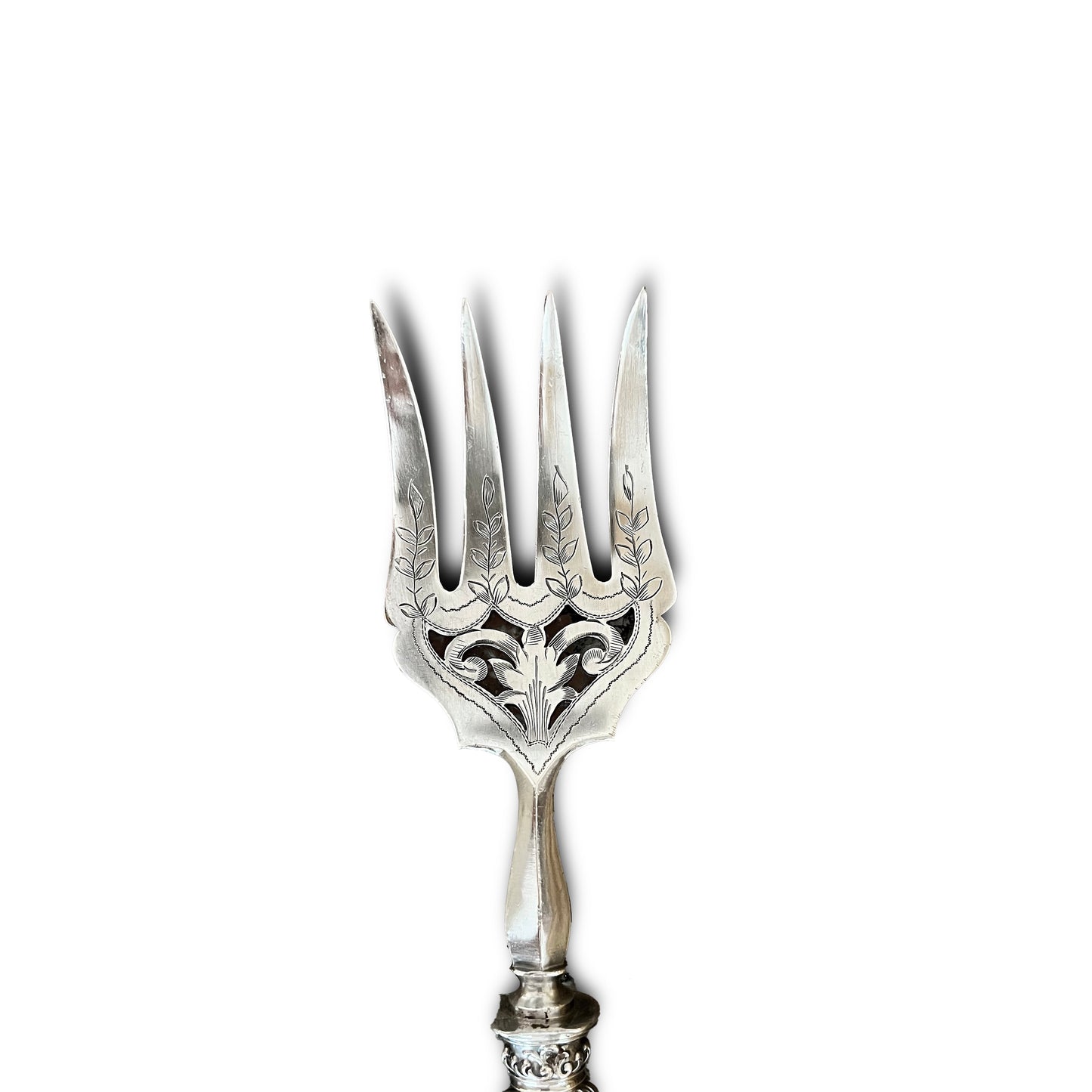 Service de couvert à poisson, Néo Renaissance, argent fourré, France