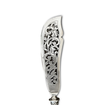 Service de couvert à poisson, Néo Renaissance, argent fourré, France