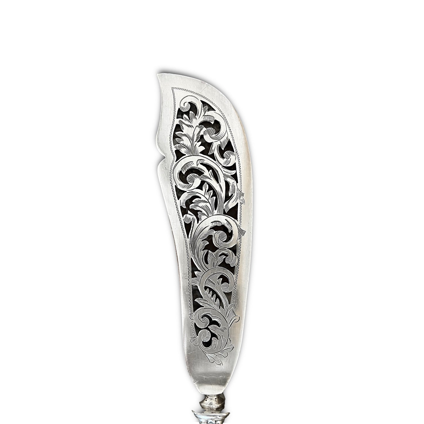 Service de couvert à poisson, Néo Renaissance, argent fourré, France