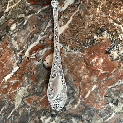 Cuillère à saupoudrer en argent massif