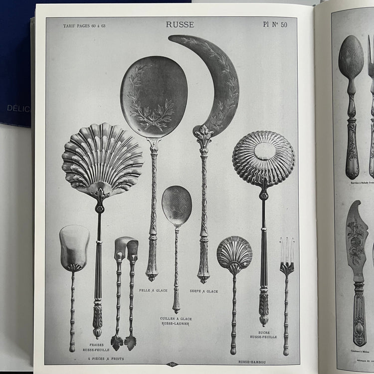 Vermeil ice service, Puiforcat, Russian laurel pattern (circa 1870), 13 pieces
