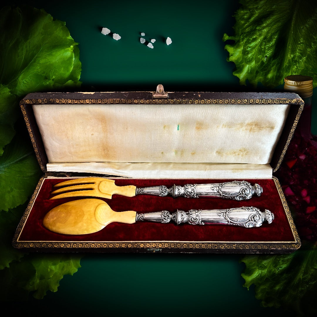 Napoleon III style salad service