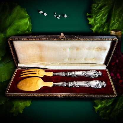 Napoleon III style salad service