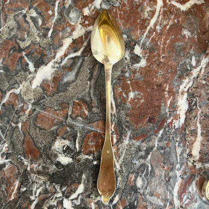 Cuillères à confiture, vermeil, 6 pcs, François Pamphile Jozan (1824-1836),